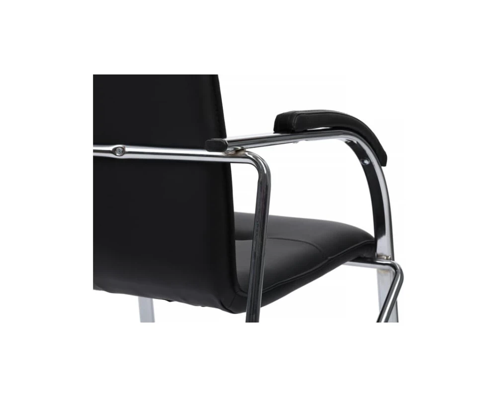 Стул Самба с мягкими подлокотниками SMB-01H Хром гальв.