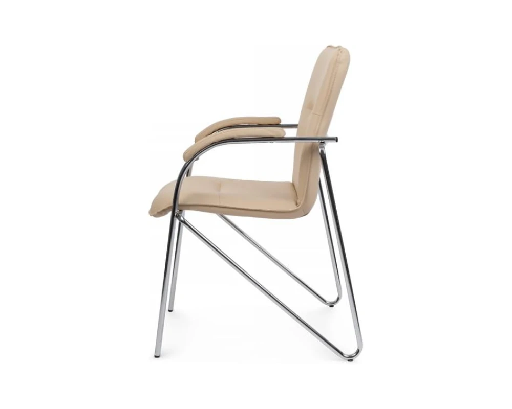 Стул Самба с мягкими подлокотниками SMB-01H Хром гальв.