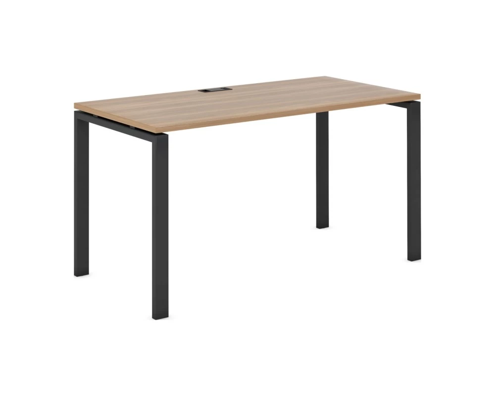 Стол письменный на П образном м/к 60х30 1600x600x750 Evolution Дуб честерфилд/Антрацит