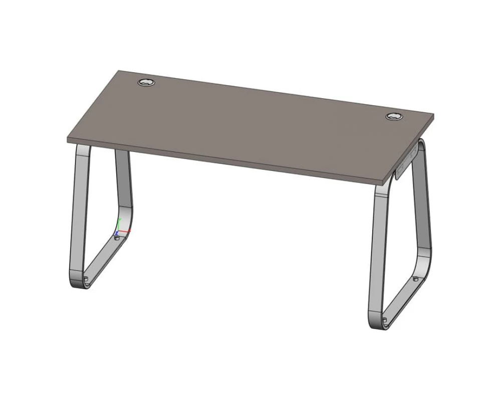 Стол прямой 1600х700 (углы прямые) Genesis Operative