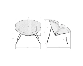 Кресло дизайнерское Emily images