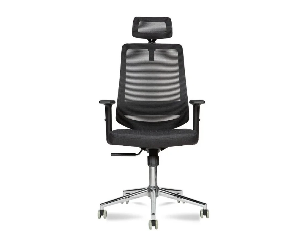 Кресло МГ-27 ХРОМ с подголовником