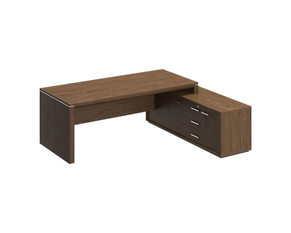 Стол руководителя правый на опорной тумбе ВЛ 139 ДТ Velar