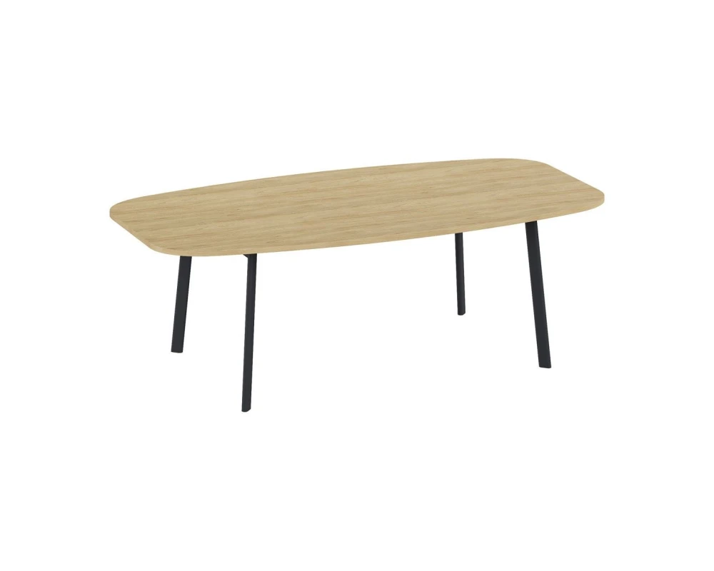 Стол для переговоров 230х120х76 Flex Гикори/Графит