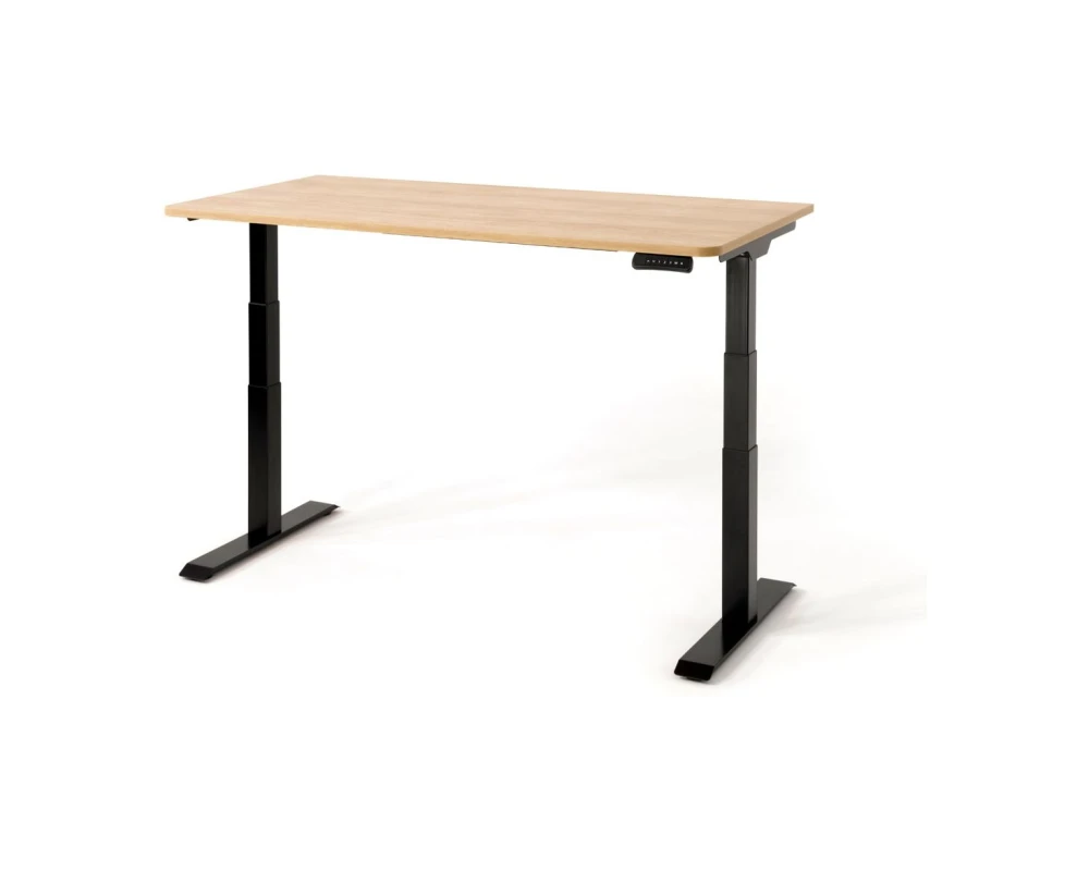 Стол письменный 140x75x65-130 Skid Гикори/Черный