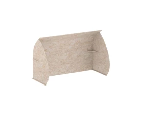 Кабина настольная скругленная на стол VE.KB2-118.7 1180x700x1000 AcustiX images