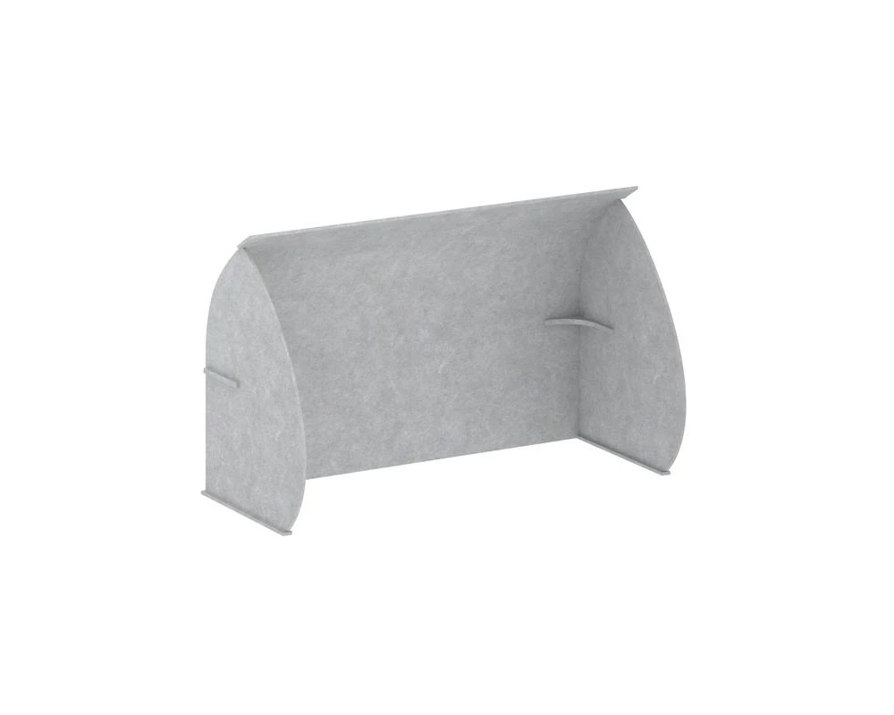 Кабина настольная скругленная на стол VE.KB2-118.8 1180x800x1000 AcustiX