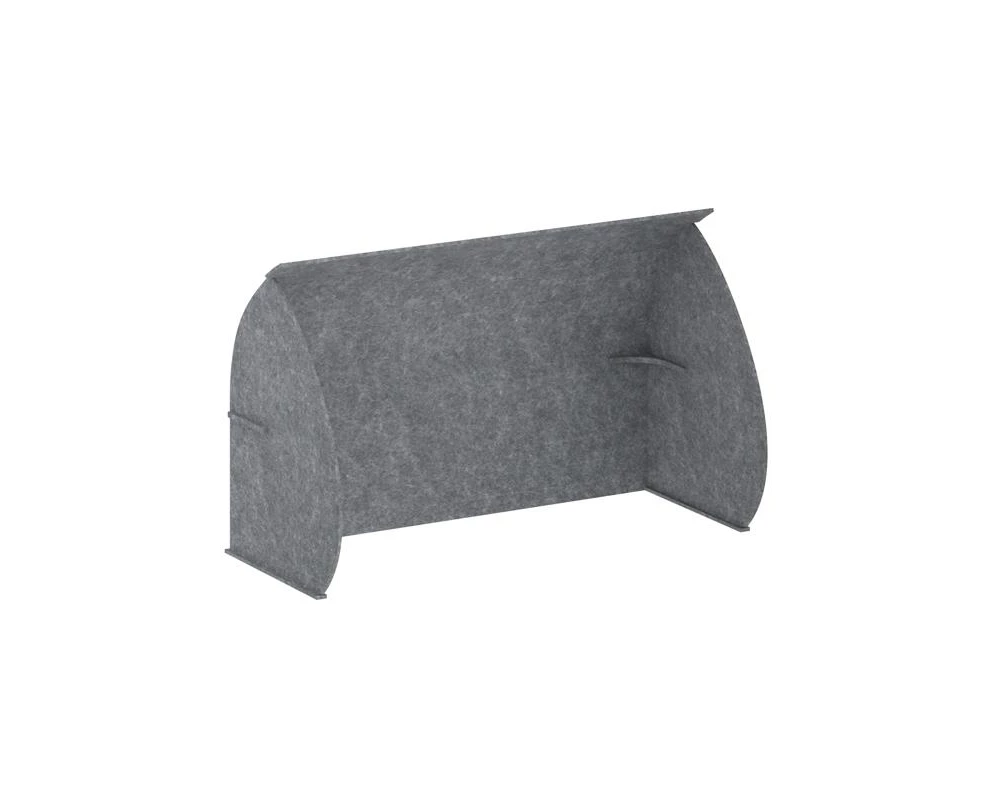 Кабина настольная скругленная на стол VE.KB2-98.8 980x800x1000 AcustiX