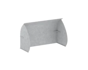 Кабина настольная скругленная на стол VE.KB2-98.8 980x800x1000 AcustiX images