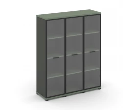 Шкаф 3 узкие секции, 4 ниши CN.STU-436 RPB A 1252x420x1554 Concept images