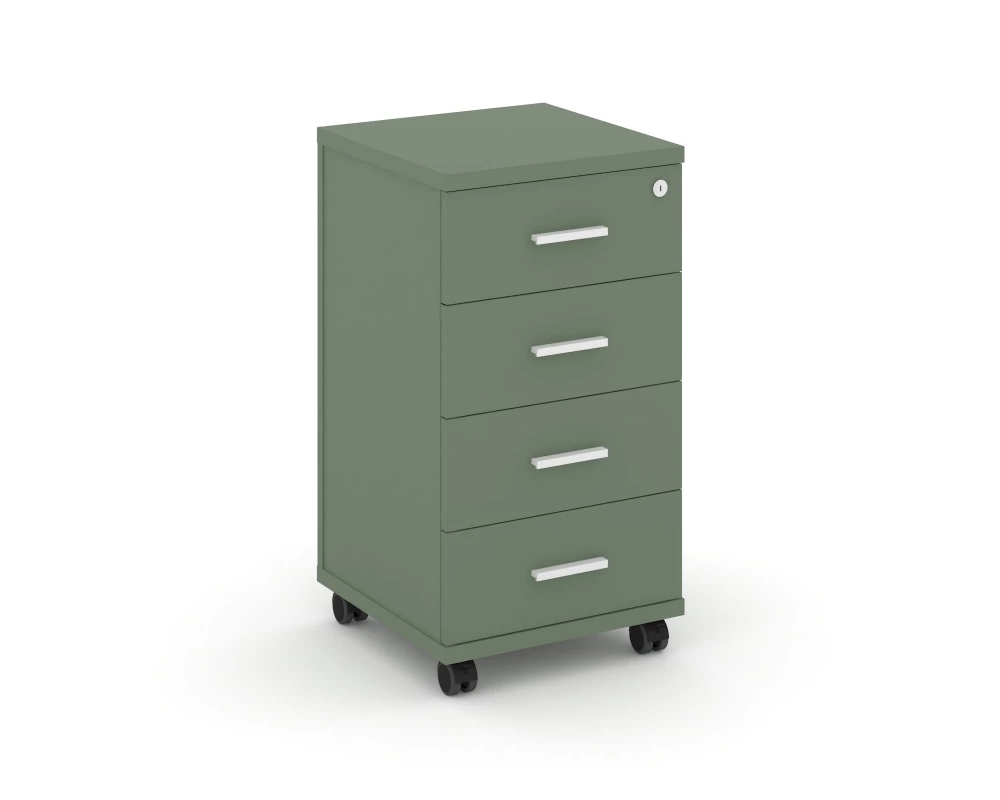 Тумба мобильная 4 ящ. CN.TUM-005 W 420x420x782 Concept