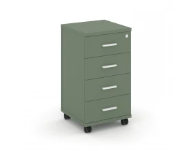 Тумба мобильная 4 ящ. CN.TUM-005 W 420x420x782 Concept images