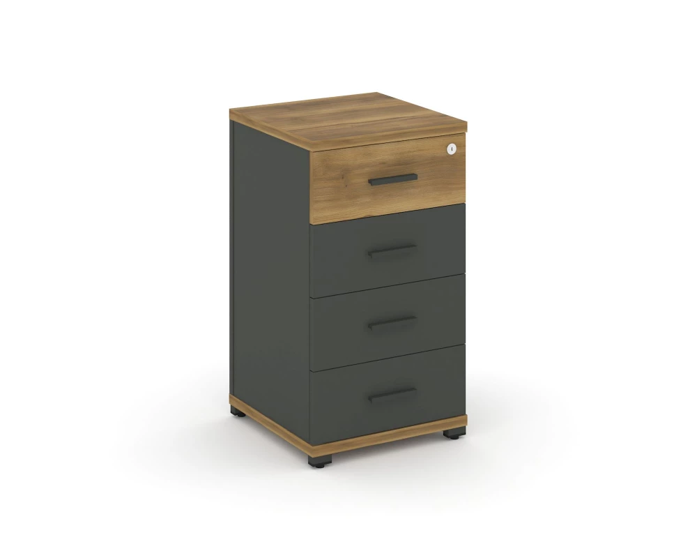 Тумба опорная/приставная 4 ящ. CN.TUO-002 A 420x420x750 Concept