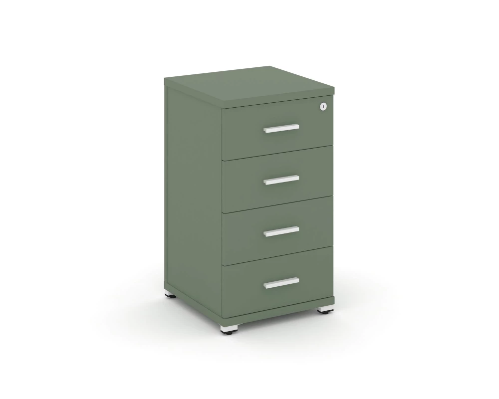 Тумба опорная/приставная 4 ящ. CN.TUO-002 W 420x420x750 Concept