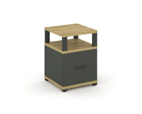 Тумба приставная 1 распаш. фасад с надставкой CN.TUP-005 W 420x420x583 Концепт / Concept images