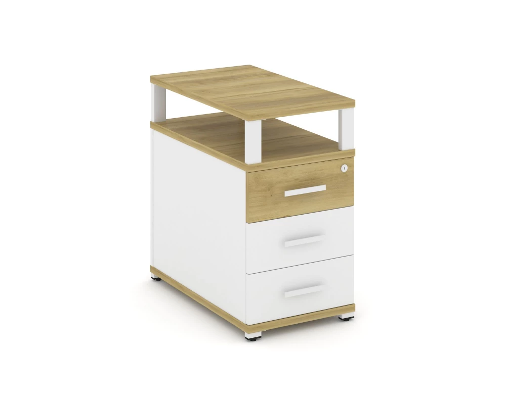 Тумба приставная 3 ящ. с надставкой CN.TGP-001 W 420x720x750 Concept