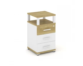 Тумба приставная 3 ящ. с надставкой CN.TUP-003 W 420x420x750 Concept images