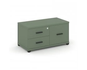 Тумба приставная широкая 2 ящ. 1 распаш. фасад CN.TSP-004 B 836x420x416 Concept images