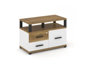 Тумба приставная широкая 2 ящ. 1 распаш. фасад с надставкой широкой CN.TSP-006 B 836x420x583 Concept images