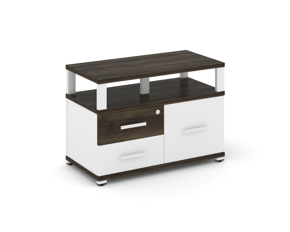 Тумба приставная широкая 2 ящ. 1 распаш. фасад с надставкой широкой CN.TSP-006 W 836x420x583 Concept