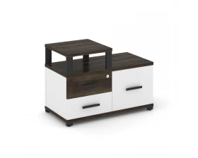 Тумба приставная широкая 2 ящ. 1 распаш. фасад с надставкой узкой CN.TSP-005 B 836x420x583 Concept images