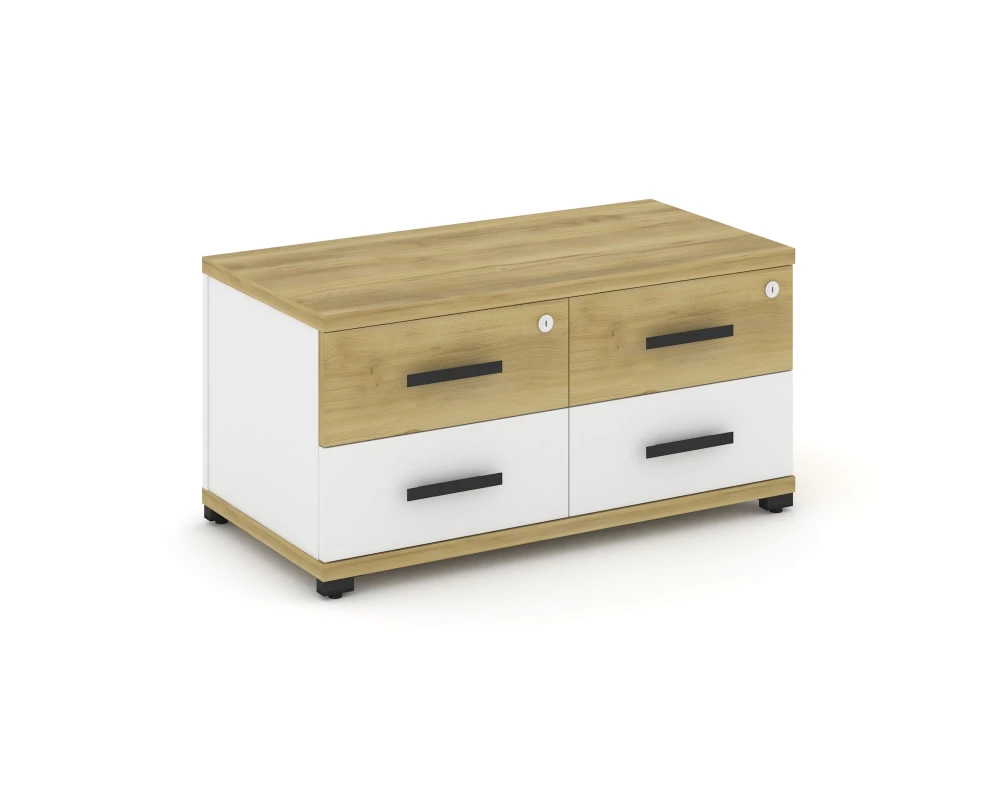 Тумба приставная широкая 4 ящ. CN.TSP-001 B 836x420x416 Concept