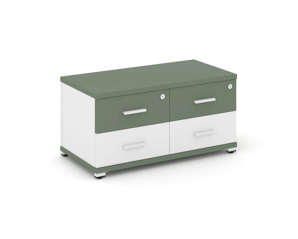 Тумба приставная широкая 4 ящ. CN.TSP-001 W 836x420x416 Concept