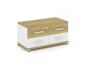 Тумба приставная широкая 4 ящ. CN.TSP-001 W 836x420x416 Concept images