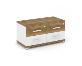 Тумба приставная широкая 4 ящ. CN.TSP-001 W 836x420x416 Concept images