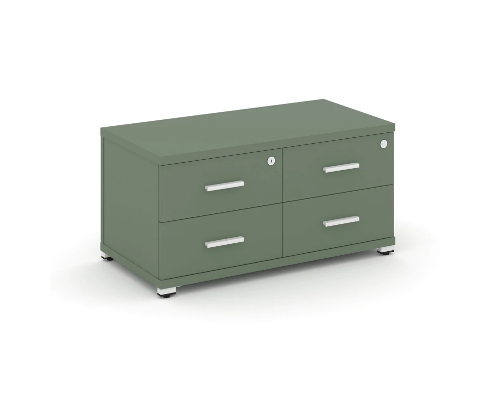 Тумба приставная широкая 4 ящ. CN.TSP-001 W 836x420x416 Concept