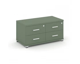 Тумба приставная широкая 4 ящ. CN.TSP-001 W 836x420x416 Concept images