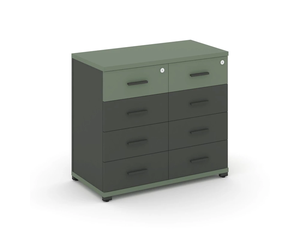 Тумба приставная широкая 8 ящ. CN.TSP-013 A 836x420x750 Concept