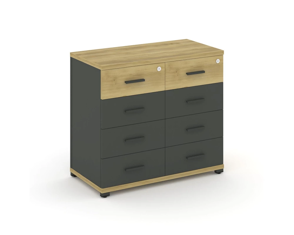 Тумба приставная широкая 8 ящ. CN.TSP-013 A 836x420x750 Concept