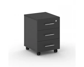 Тумба мобильная (открывание за ручки) CRU.TM-2 Ультраматт Cross images