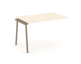 Наборный элемент рабочей станциии с вырезом на плоскоовальной трубе 118x73x75 Estetica images