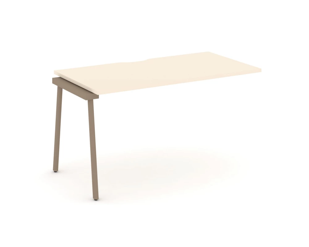 Наборный элемент рабочей станциии с вырезом на плоскоовальной трубе 138x73x75 Estetica