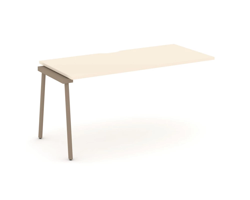 Наборный элемент рабочей станциии с вырезом на плоскоовальной трубе 158x73x75 Estetica