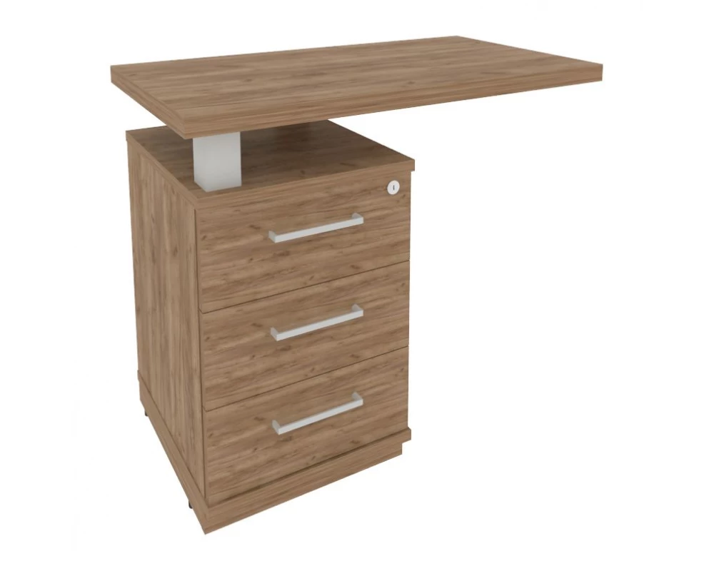 Тумба приставная с топом левая 900x500x765 First