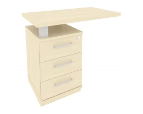 Тумба приставная с топом левая 900x500x765 First images