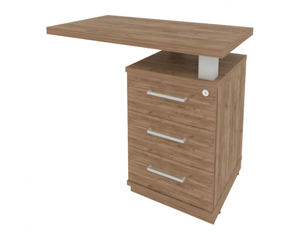 Тумба приставная с топом правая 900x500x765 First