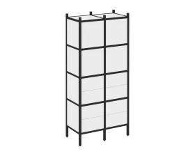 Прямой стеллаж L-04 862x446x1869 Loft images