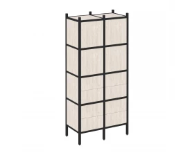 Прямой стеллаж L-04 862x446x1869 Loft images