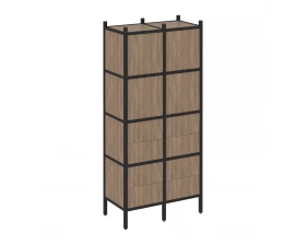 Прямой стеллаж L-04 862x446x1869 Loft images