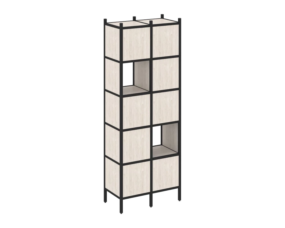 Прямой стеллаж L-05 862x446x1869 Loft