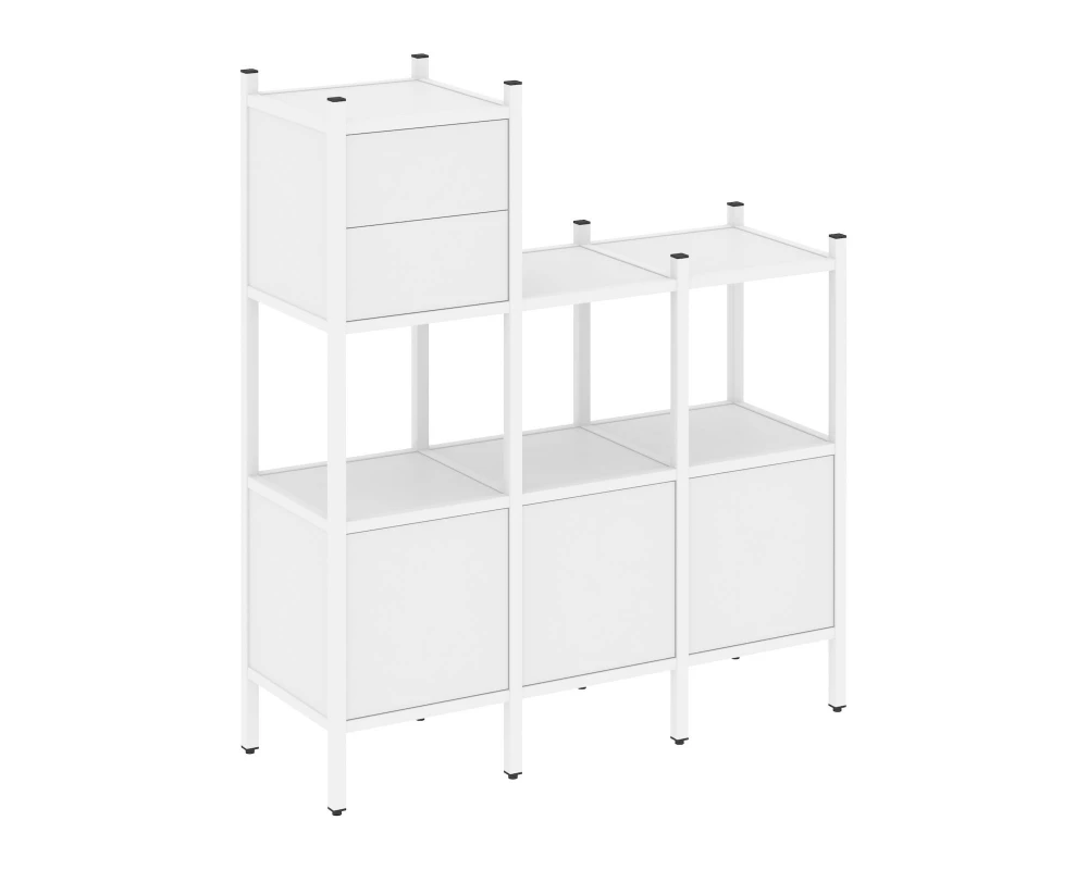 Прямой стеллаж L-13 1278x446x1458 Loft