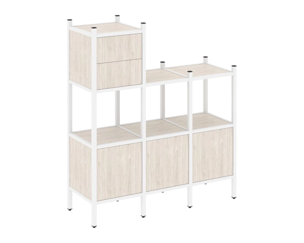 Прямой стеллаж L-13 1278x446x1458 Loft