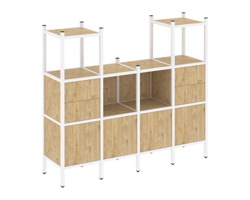 Прямой стеллаж L-14 1694x446x1458 Loft