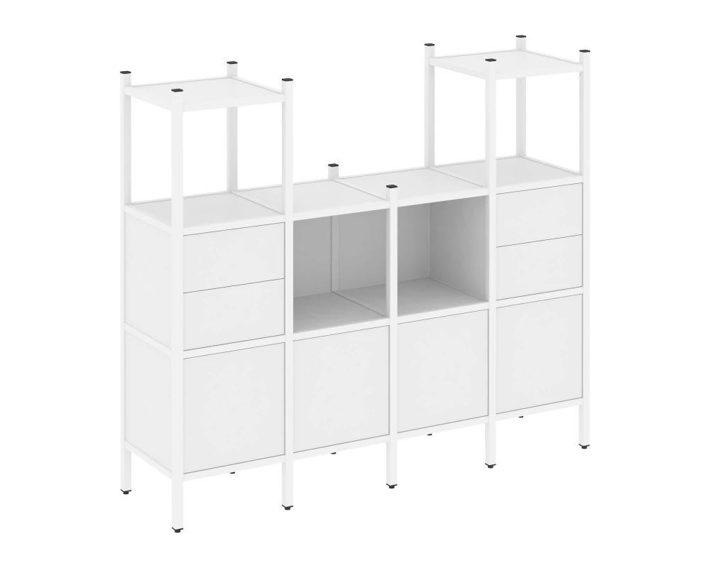 Прямой стеллаж L-14 1694x446x1458 Loft