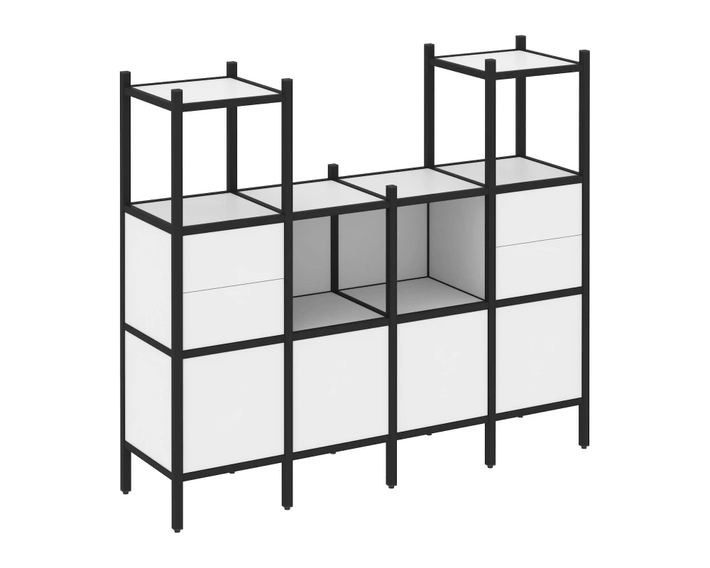 Прямой стеллаж L-14 1694x446x1458 Loft