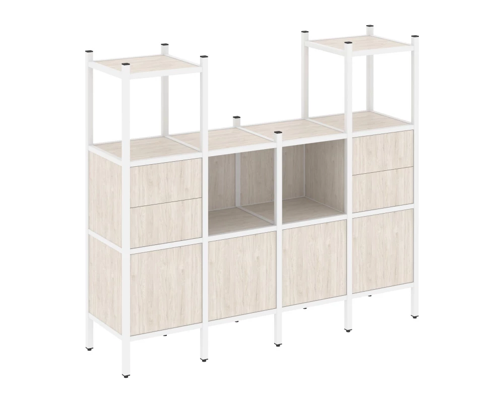 Прямой стеллаж L-14 1694x446x1458 Loft